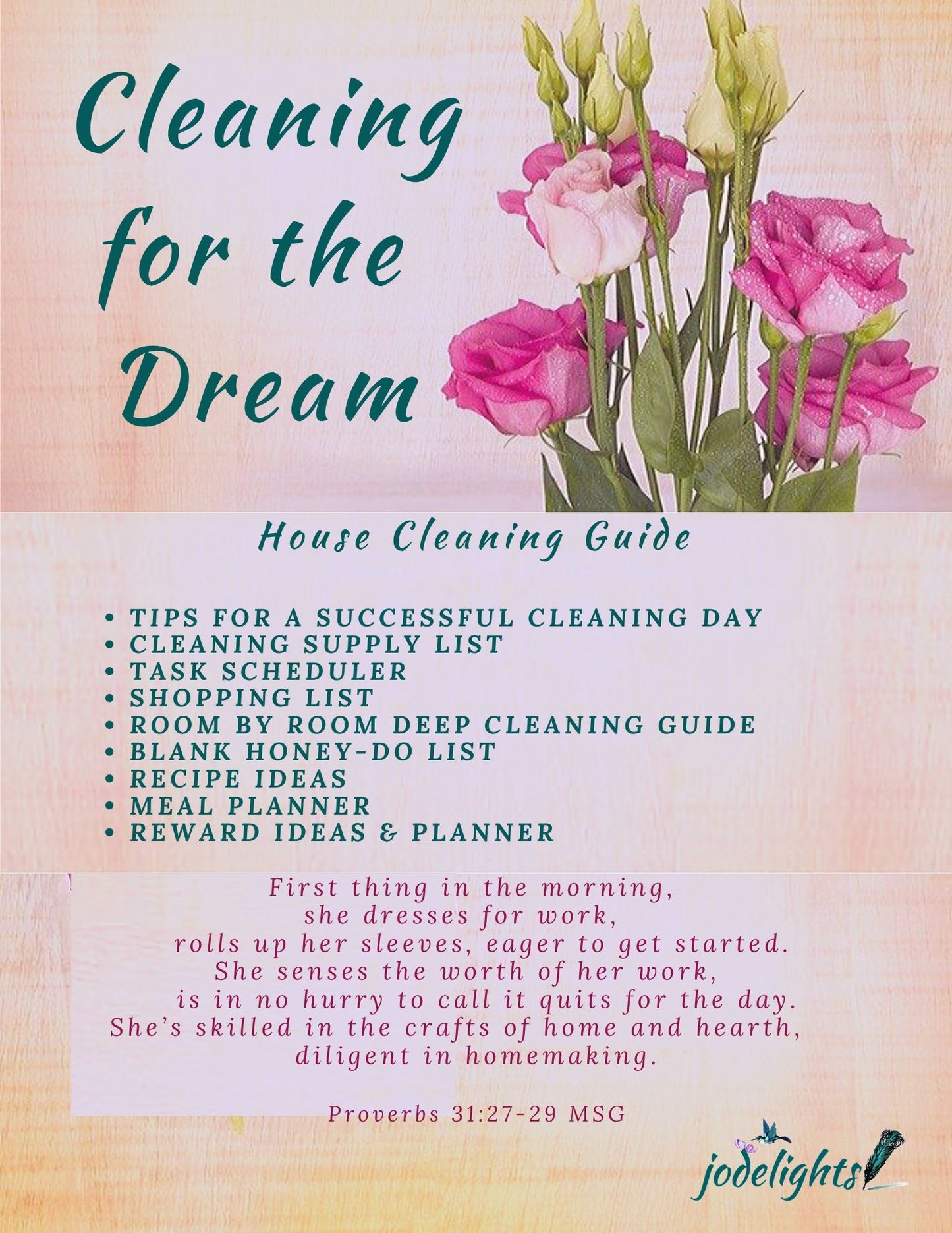 Cleaning for the Dream Guide and Worksheets PDF