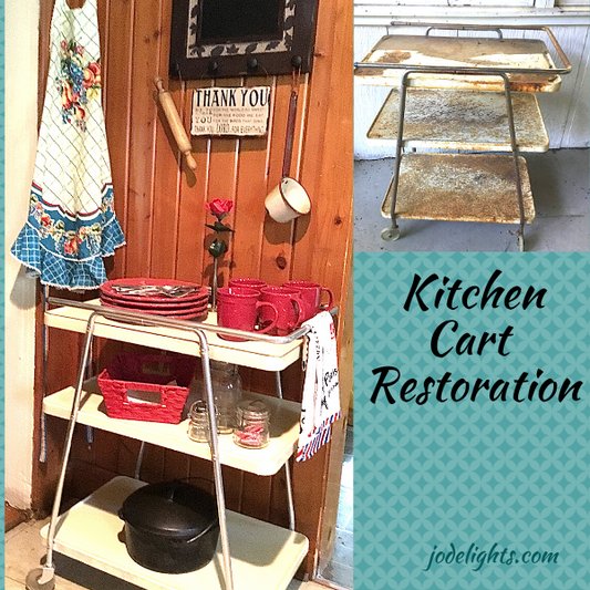 Vintage Kitchen Cart Restoration