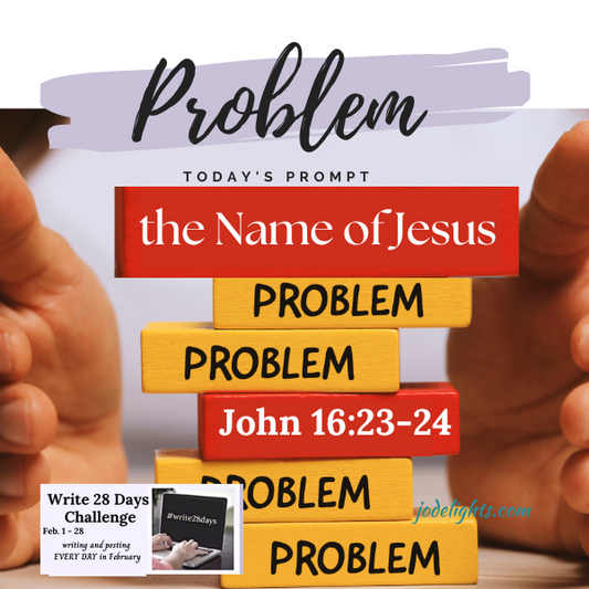 Any Problem is Under the Name of Jesus