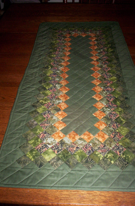 Symphony of Greens Table Runner