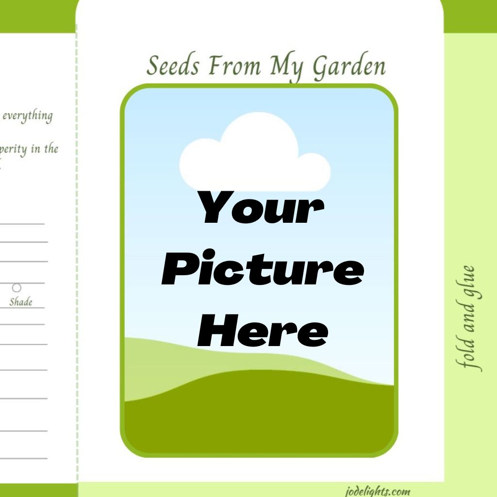 Seed Packet Canva Template